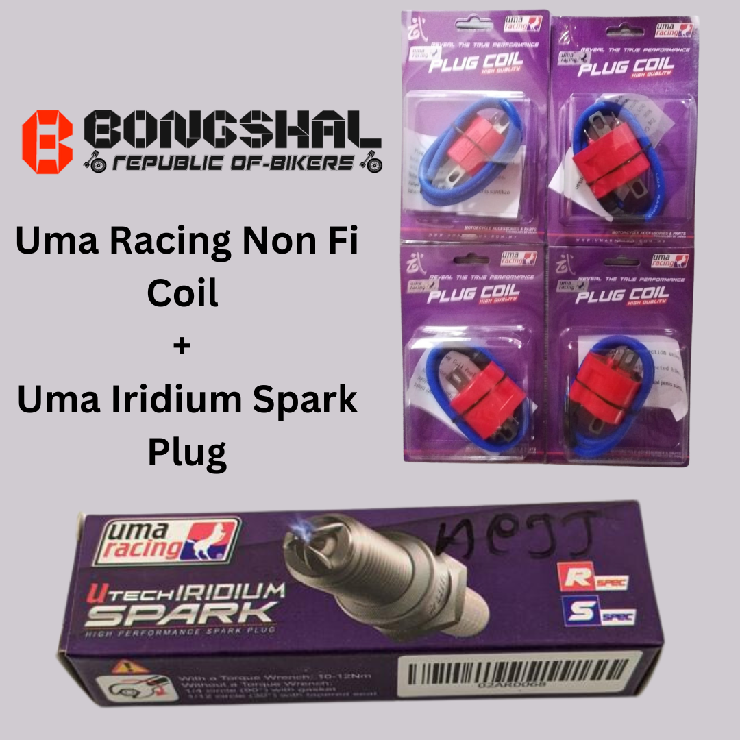 Package of Racing Spark Plugs & Ignition Coil image
