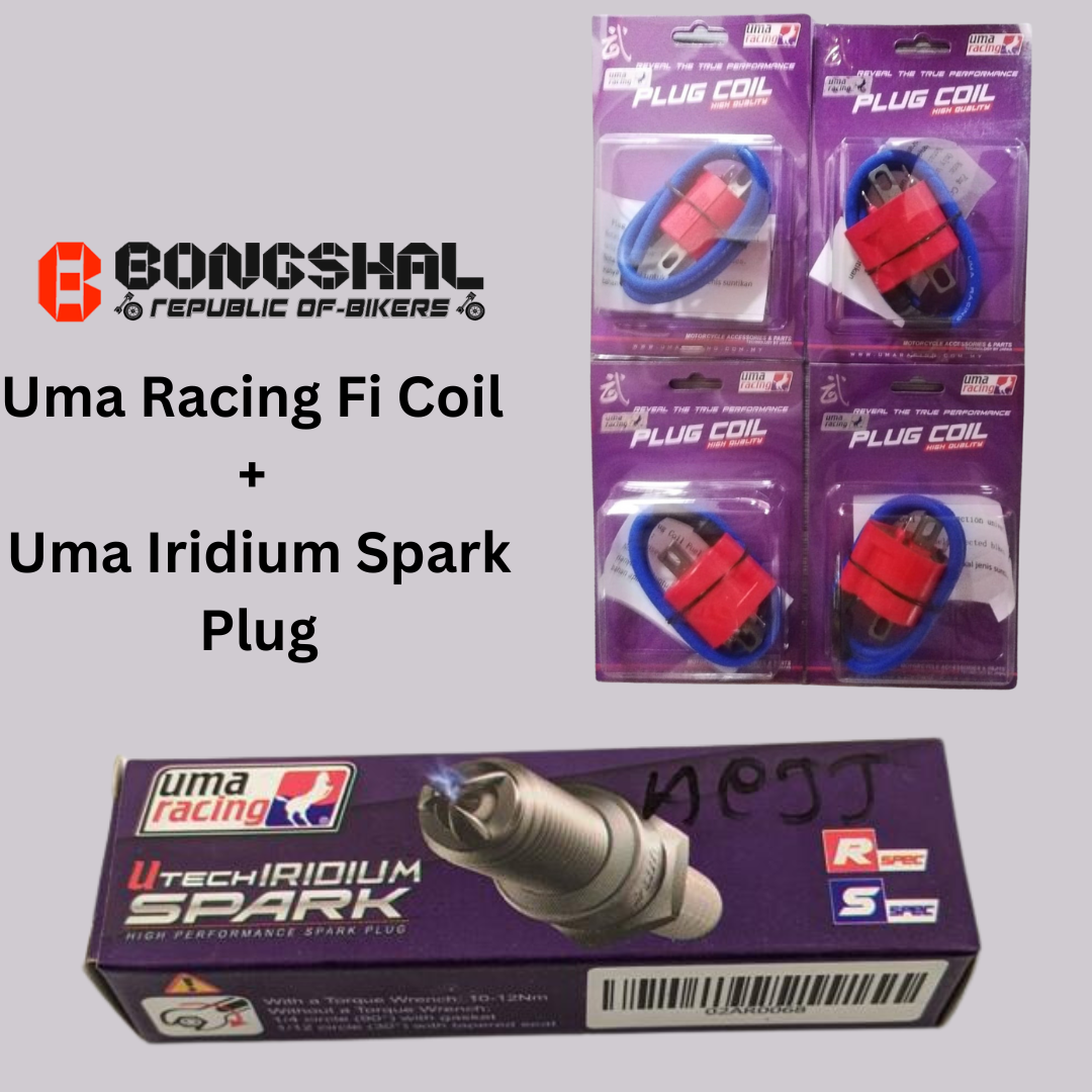 Package of Racing Spark Plugs & Ignition Coil image