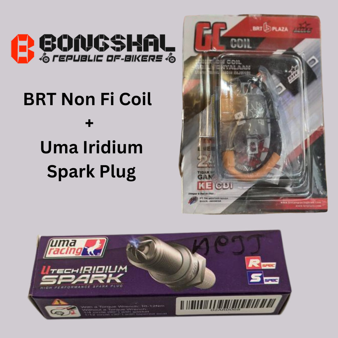 Package of Racing Spark Plugs & Ignition Coil image