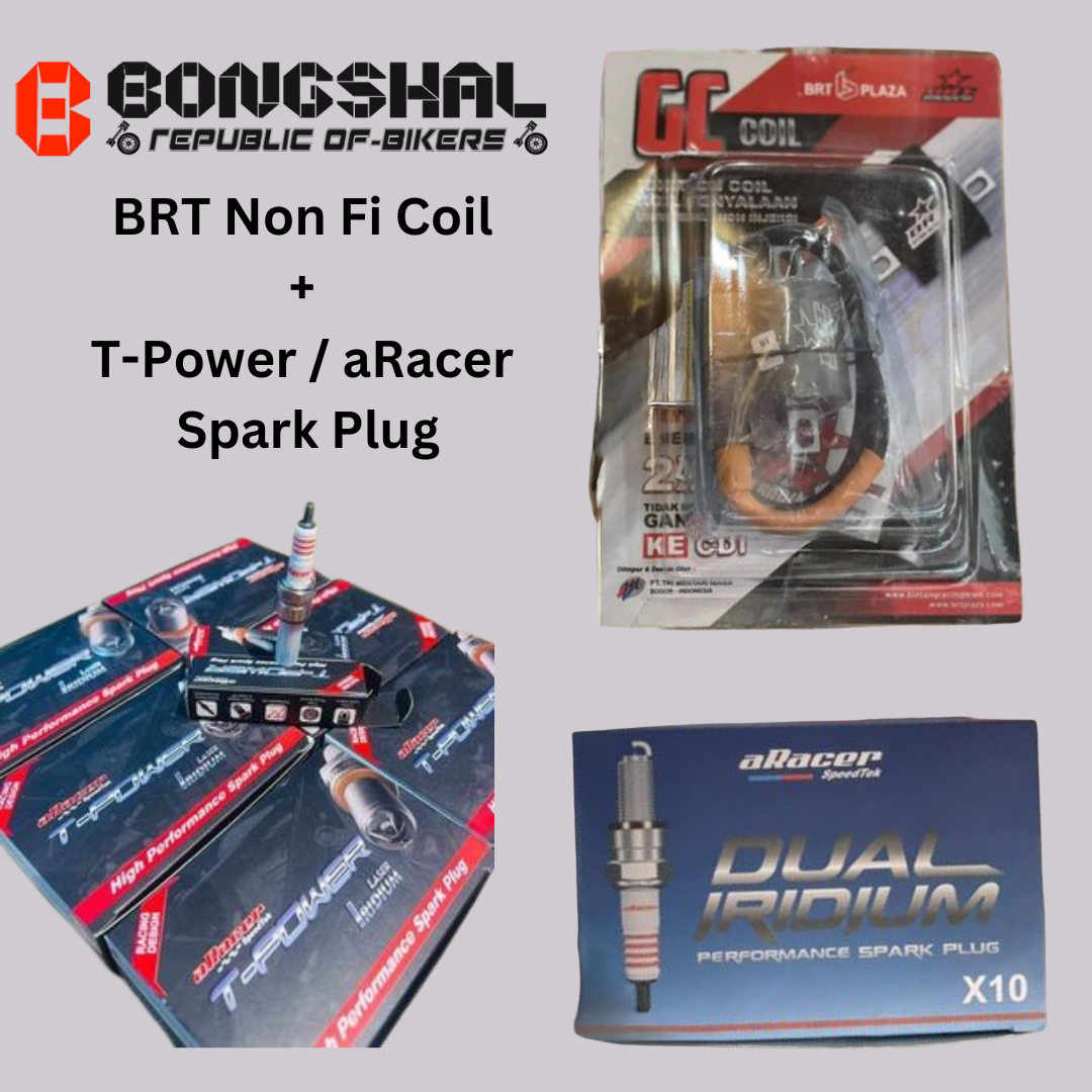 Package of Racing Spark Plugs & Ignition Coil image