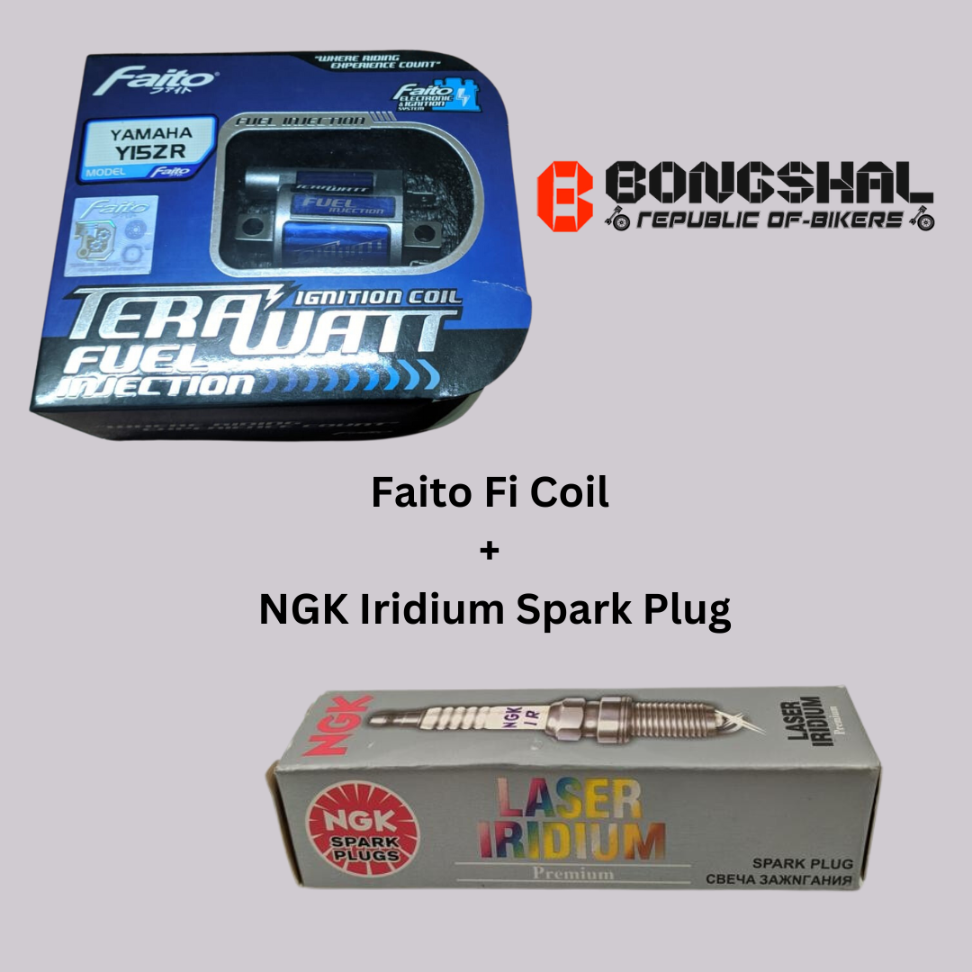 Package of Racing Spark Plugs & Ignition Coil image