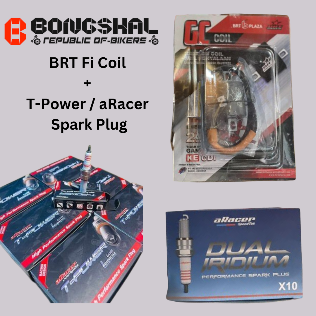 Package of Racing Spark Plugs & Ignition Coil image