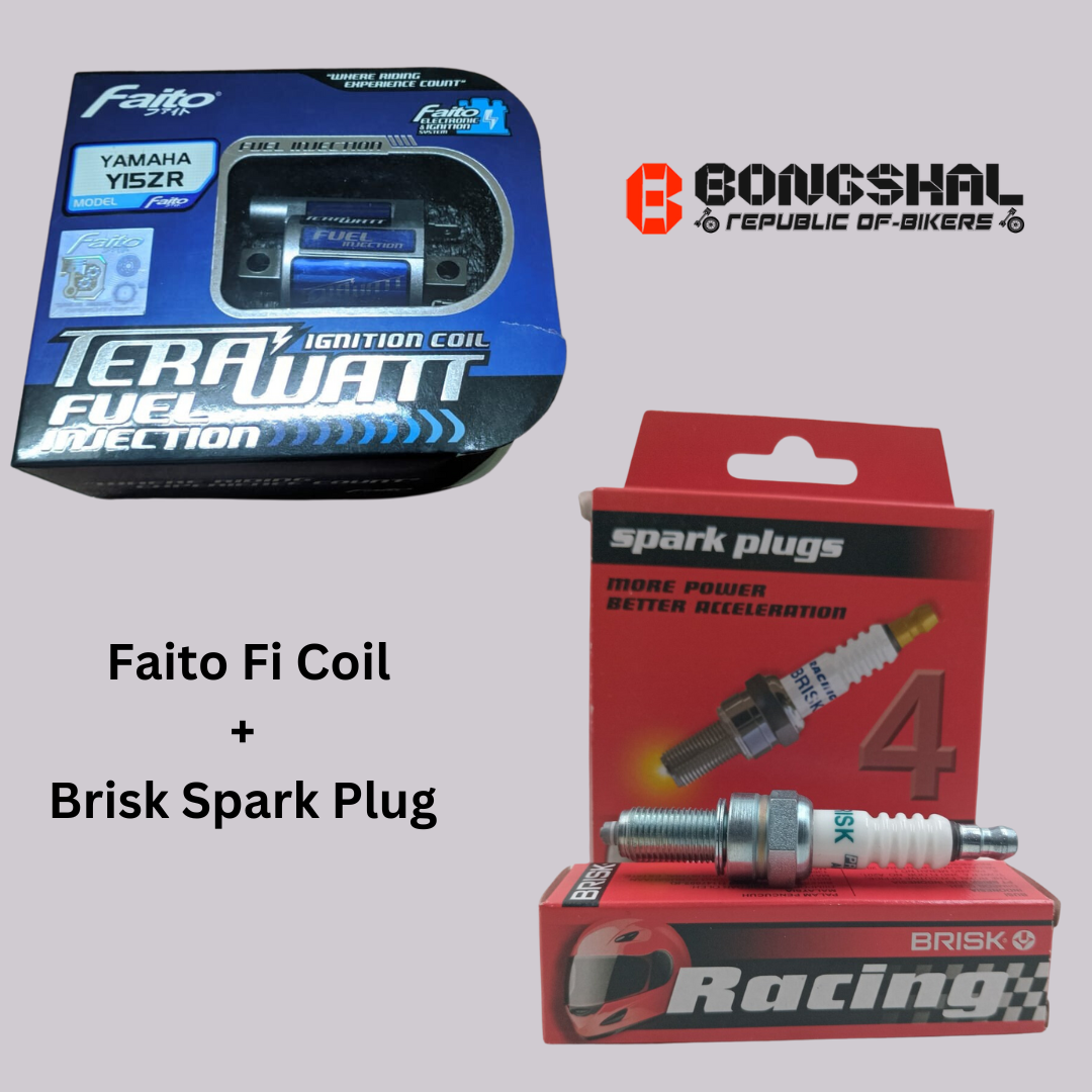 Package of Racing Spark Plugs & Ignition Coil image