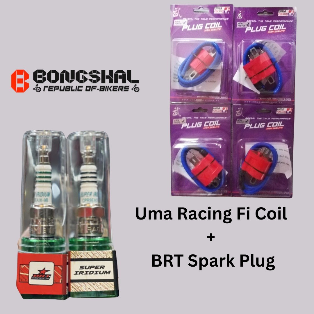Package of Racing Spark Plugs & Ignition Coil image
