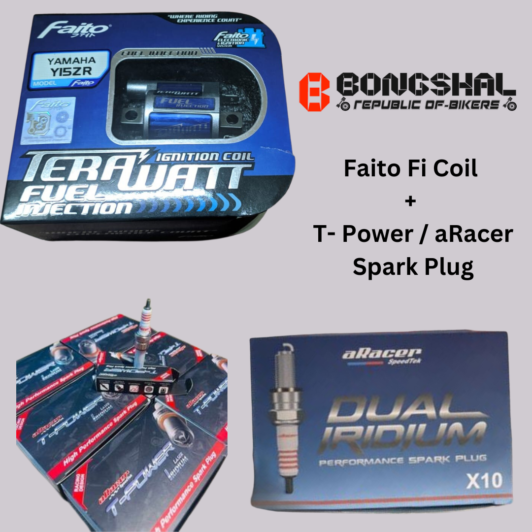 Package of Racing Spark Plugs & Ignition Coil image
