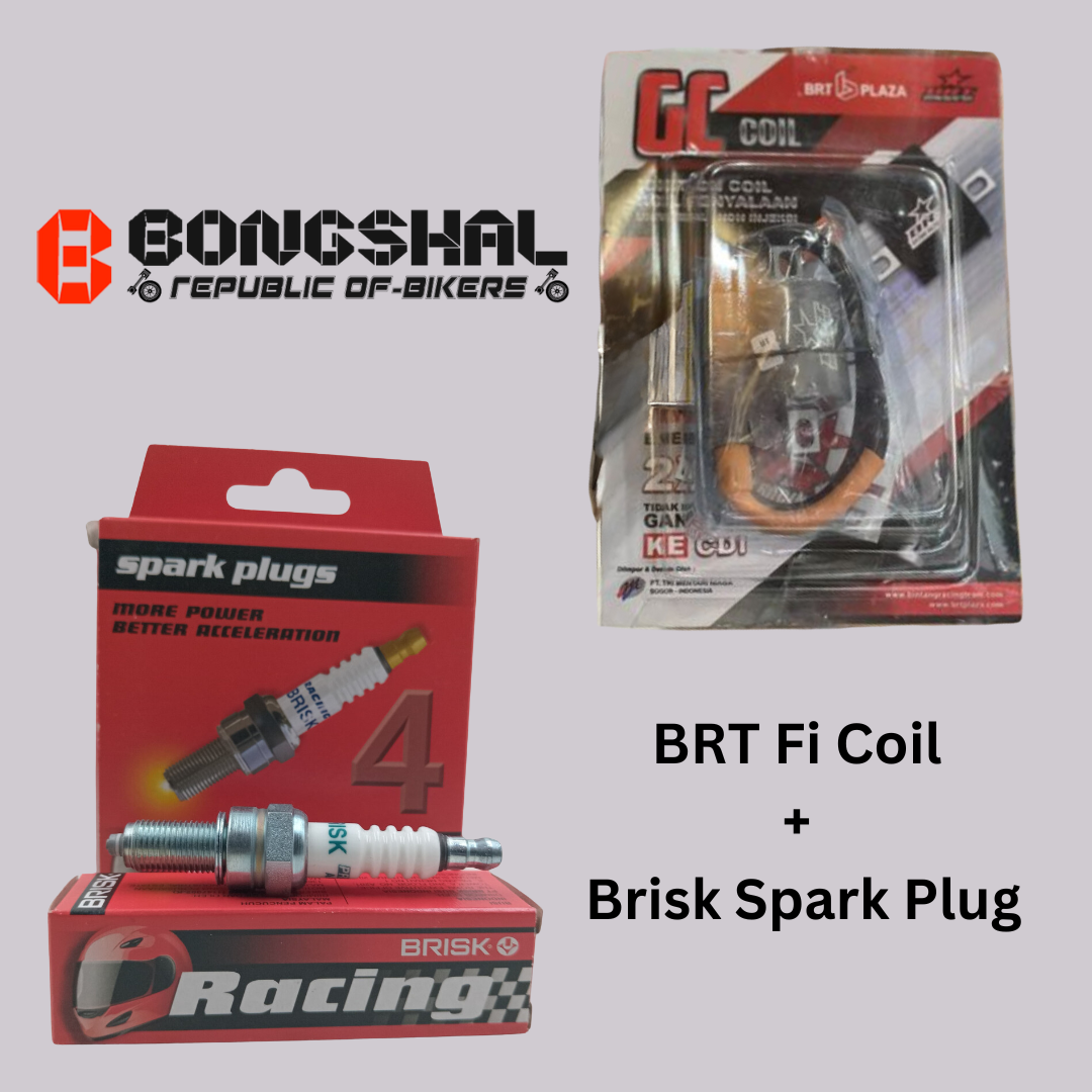 Package of Racing Spark Plugs & Ignition Coil image