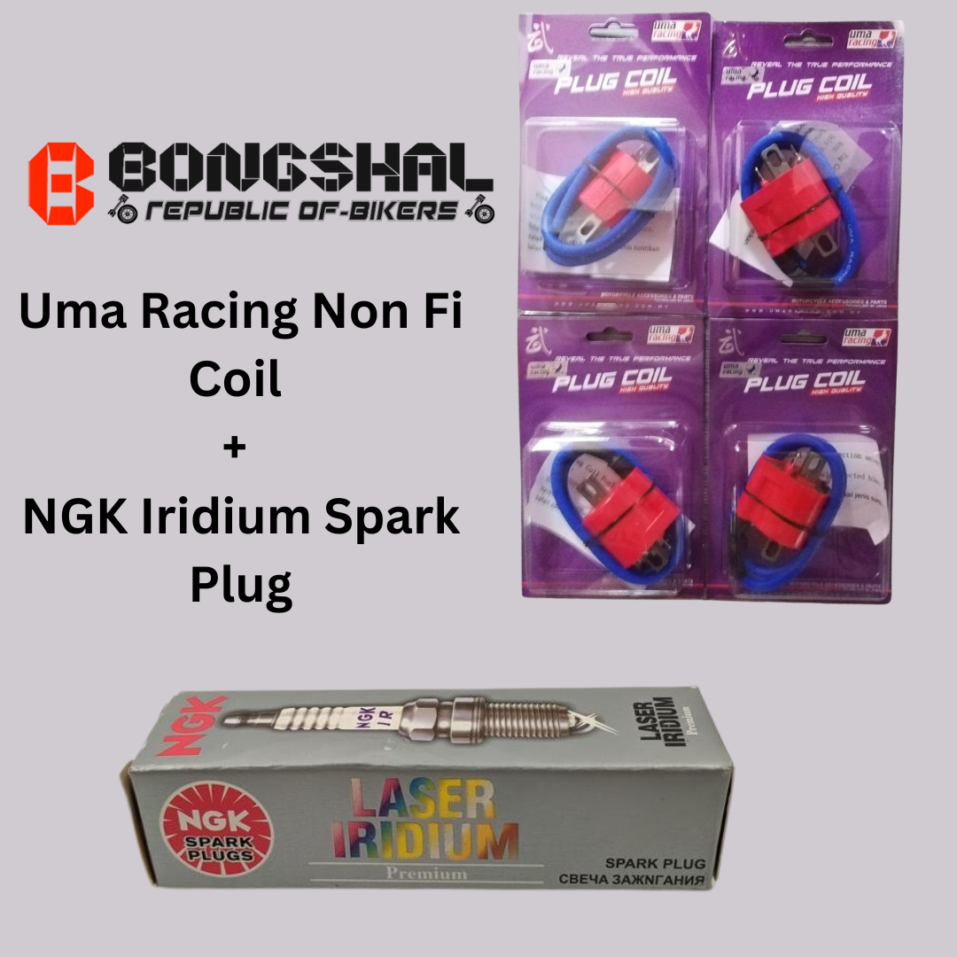 Package of Racing Spark Plugs & Ignition Coil image