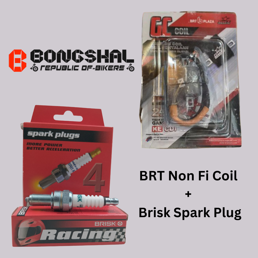 Package of Racing Spark Plugs & Ignition Coil image