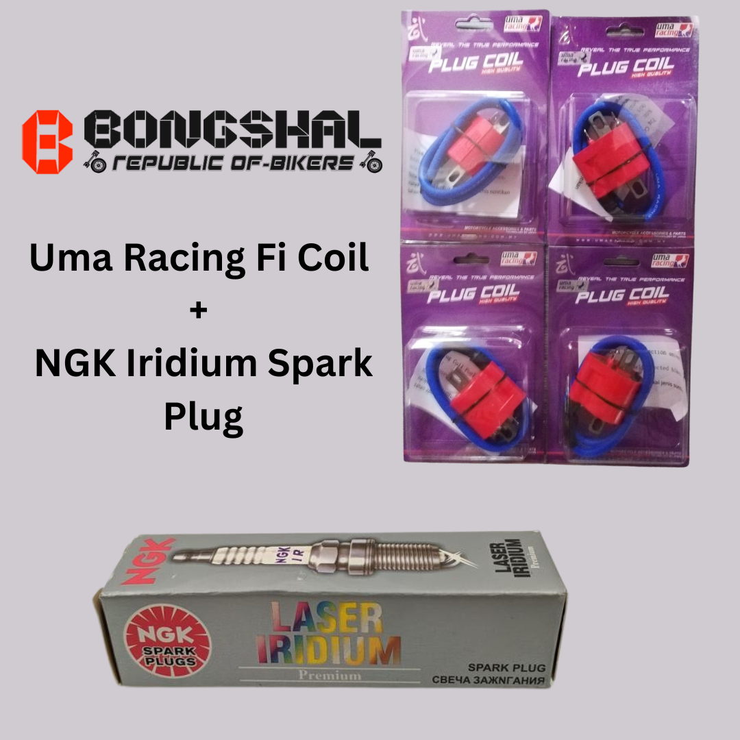 Package of Racing Spark Plugs & Ignition Coil image