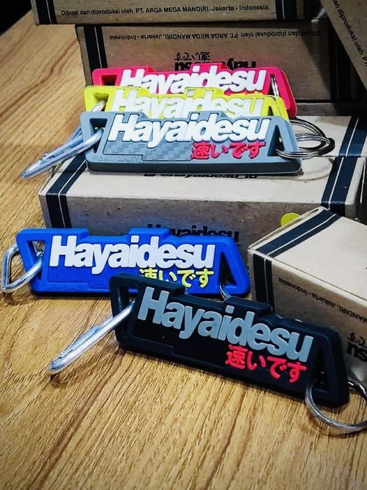 Premium quality Hayaidesu key fob (Made in Indonesia) image