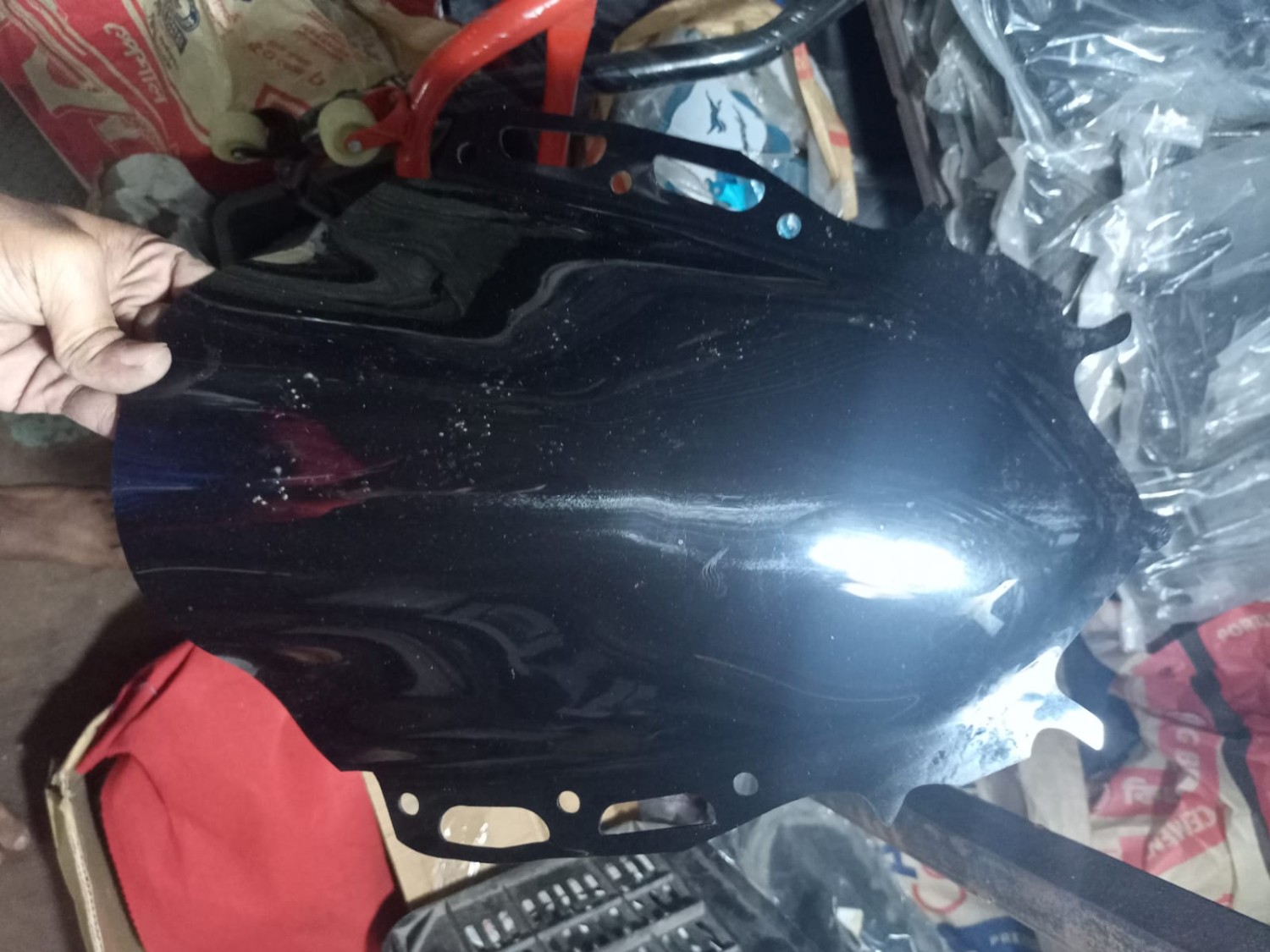 R15 V4 Visor Glass Windshield image
