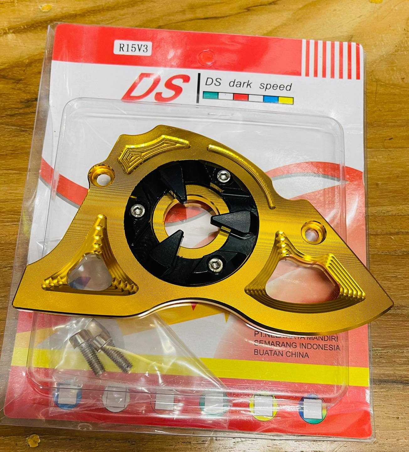 R15 v3 Engine Cover Golden, Red, Blue image