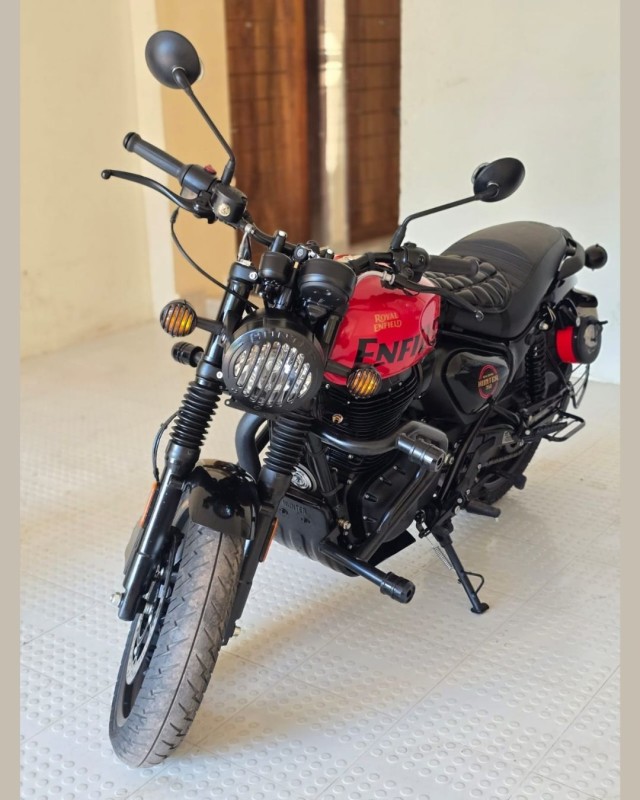 Crash Guard / Bumper Royal Enfield Hunter 350 (Indian Omesh Brand) image