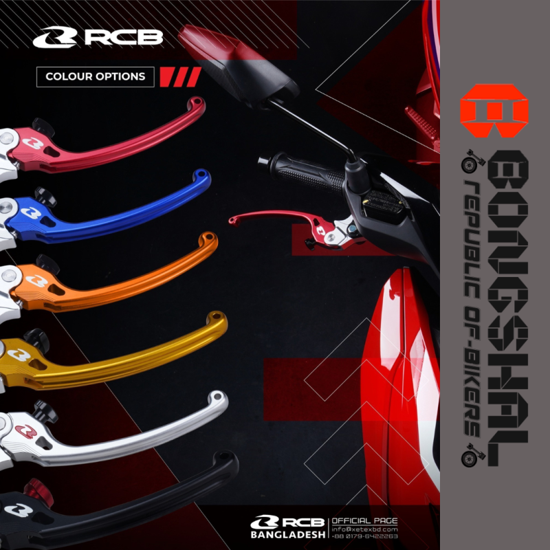 RCB S3 Brake and Clutch Lever For R15 V3 Indo image