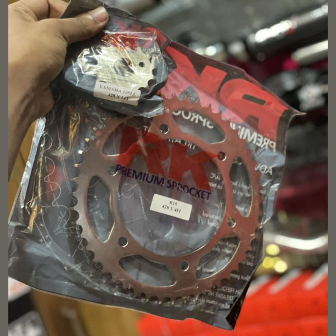 RK Chain Sprocket set for R15 and CBR ABS image