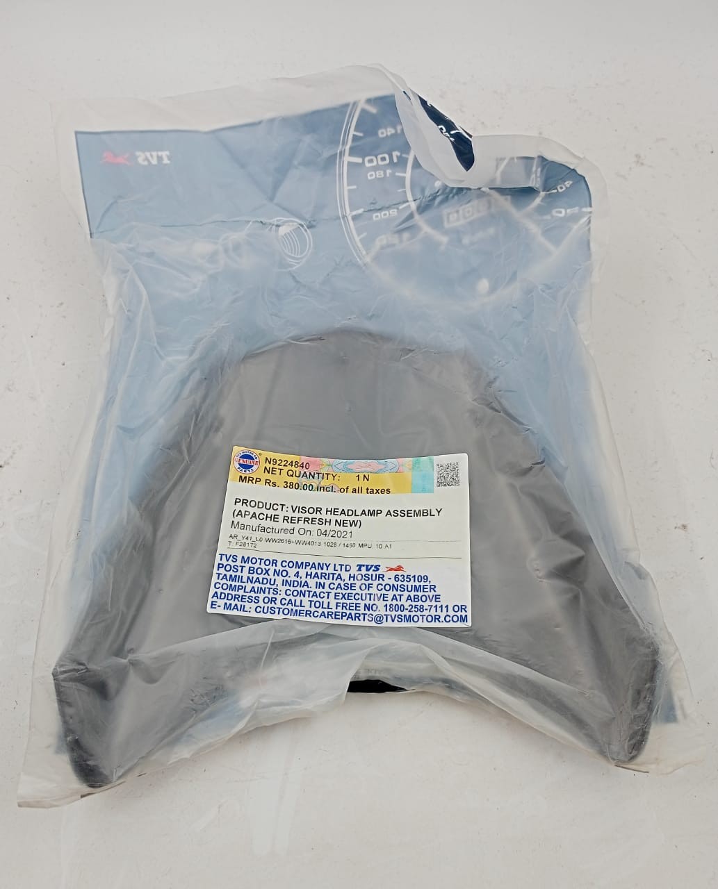RTR 160 CC Visor Windshield image