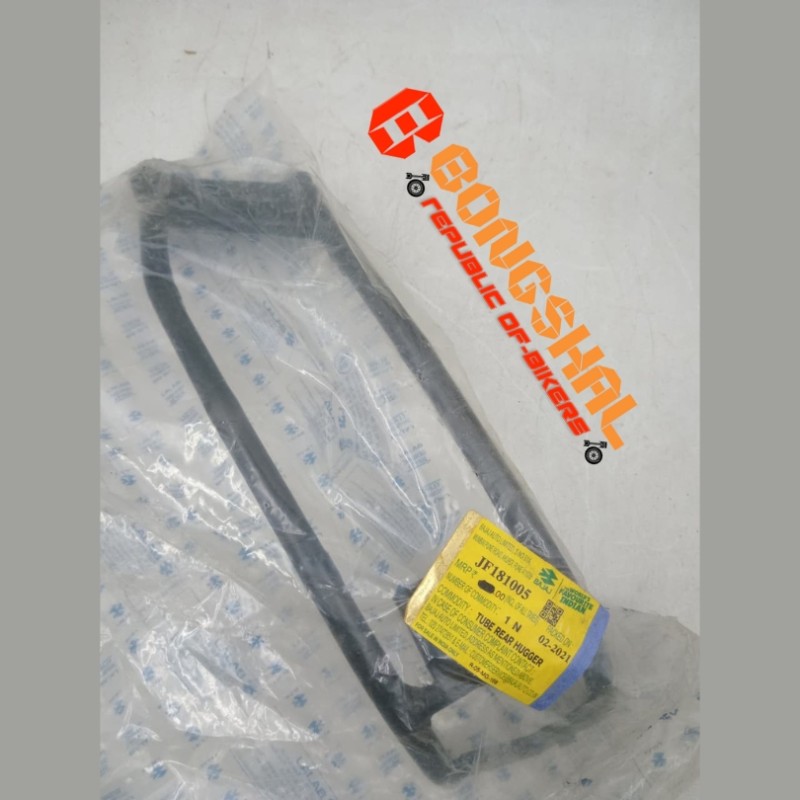 Rear Tire Guard with Clamp Bajaj Pulsar NS 160, ASSEMBL HUGGER JL181409, TUBE REAR HUGGER JF181005 image