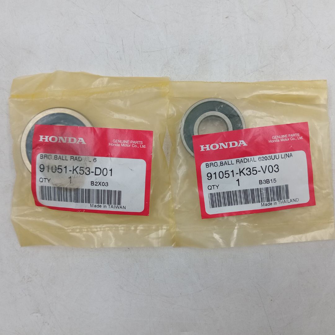 Rear Wheel bearing for Honda CB 150R Exmotion, BRG. BALL RADIAL 6 91051-K53-D01, BRG. BALL RADIAL 6203UU L(NA 91051-K35-V03 image