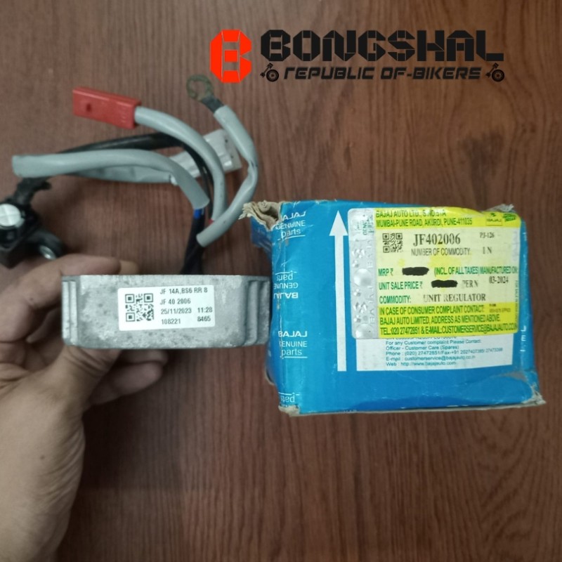 Rectifier Bajaj Pulsar N160, UNIT REGULATOR JF402006 image