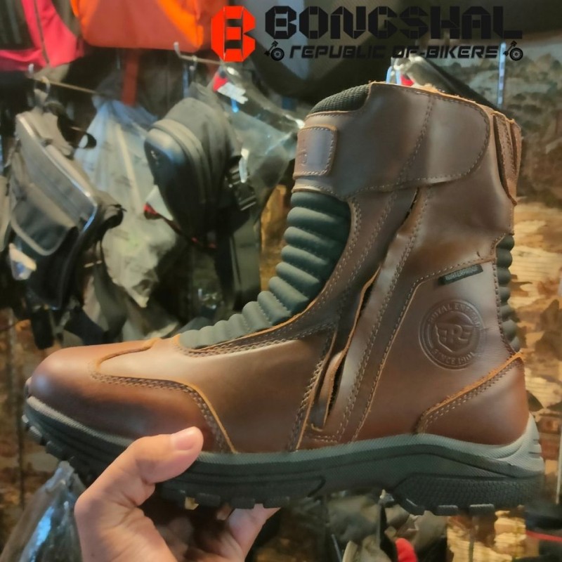 Royal Enfield E-39 Brown Short Riding Boots image