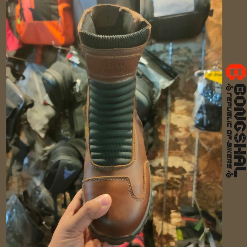 Royal Enfield E-39 Brown Short Riding Boots image