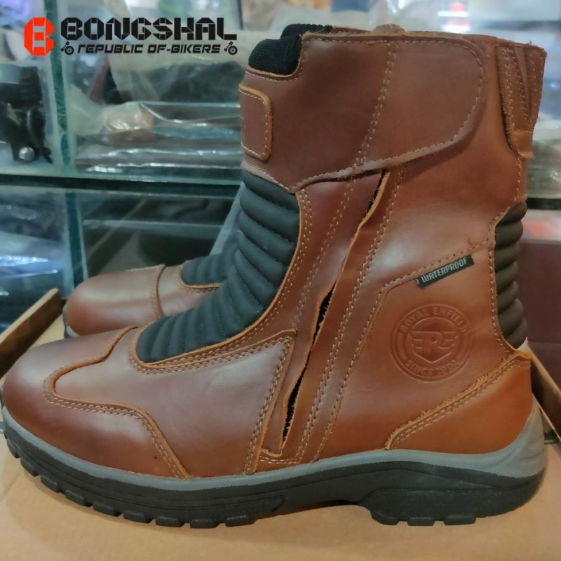 Royal Enfield E-39 Brown Short Riding Boots image