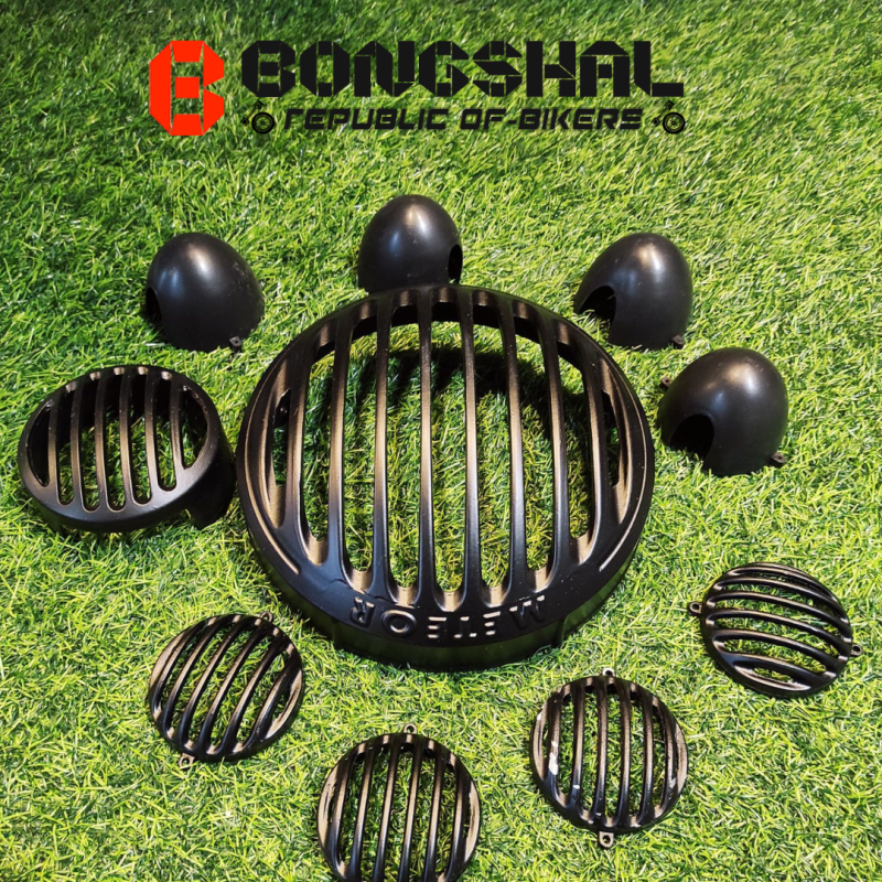 Royal Enfield Hunter 350CC Headlight Grill Shade, Indicator, Tail, Eyes Grill image