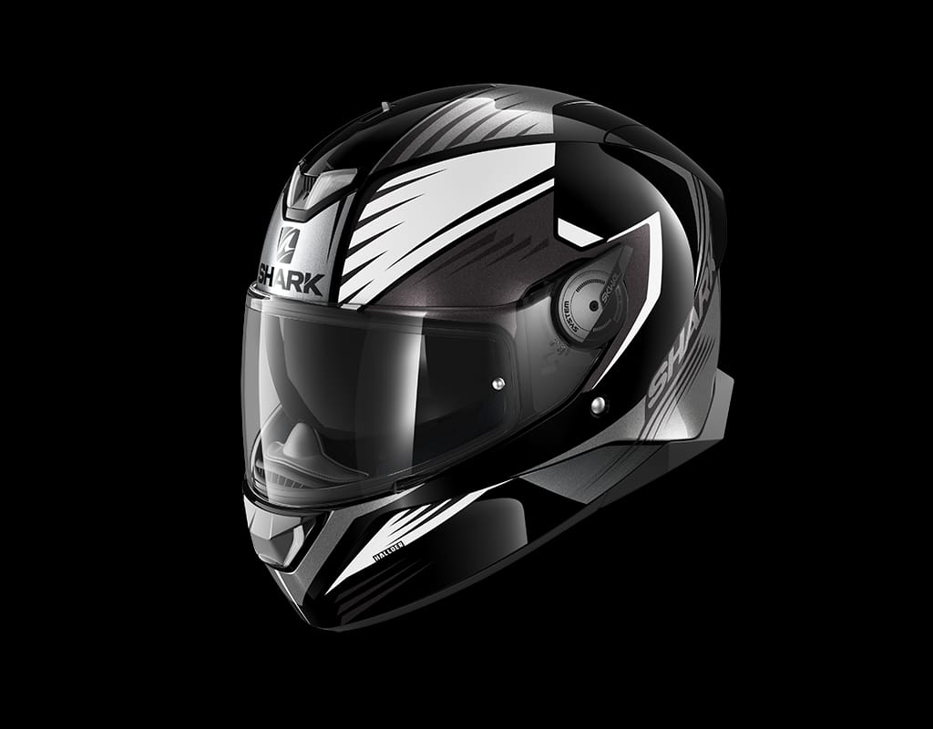 SHARK SKWAL 2 HALLDER Black White Anthracite KWA image