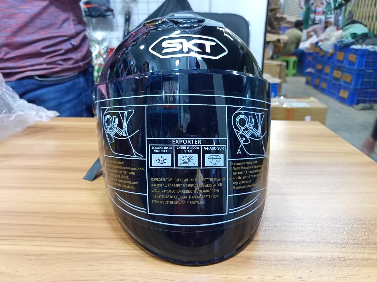 SKT Sport Half Face Helmet image