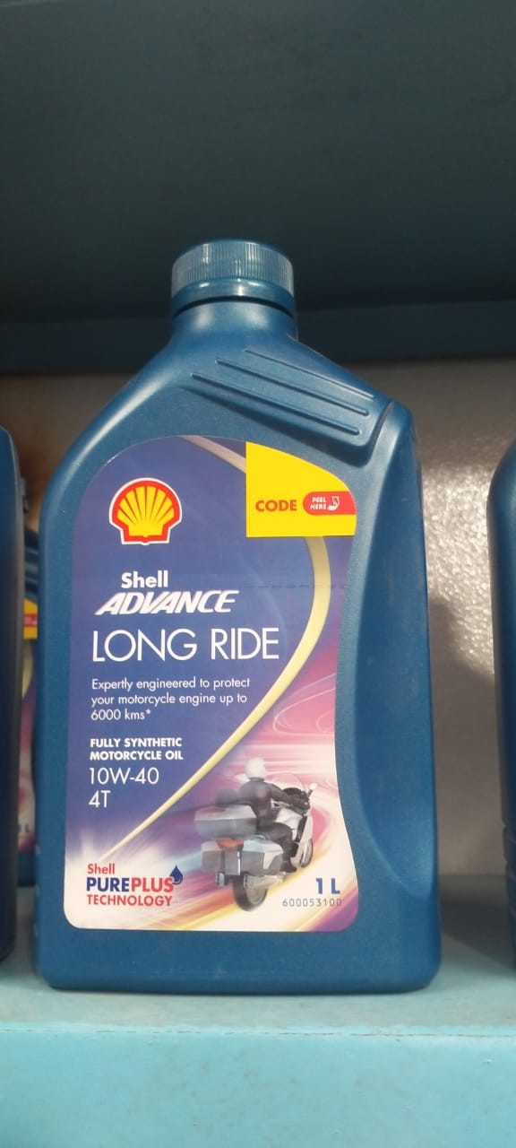Shell Advance Long Ride 4T Fully Synthetic 10w40 image