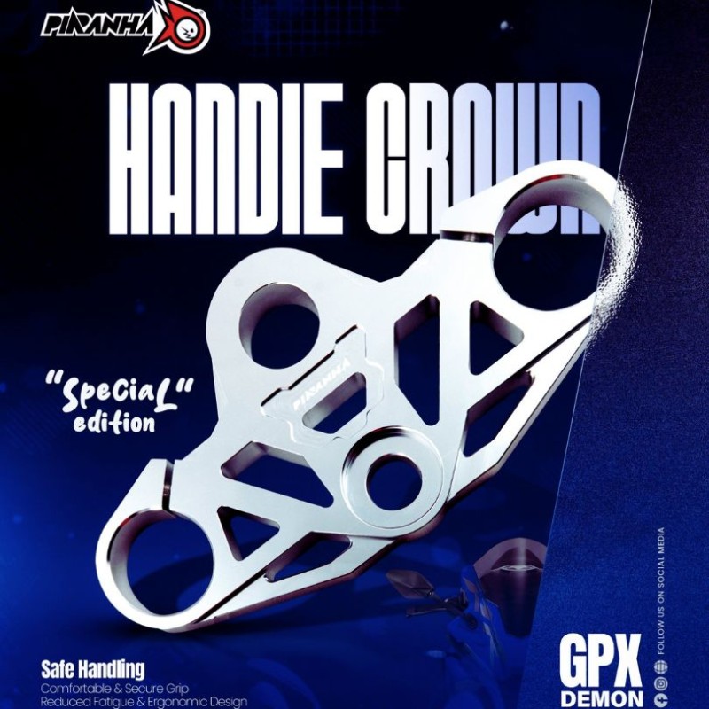 Special Edition Handle Crown for GPX Demon PIRANHA image