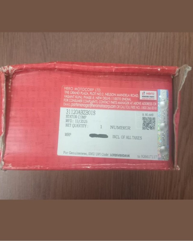 Stator Coil Hero Thriller 160 FI ABS 2V, STATOR COMP 31120ABZB01S image