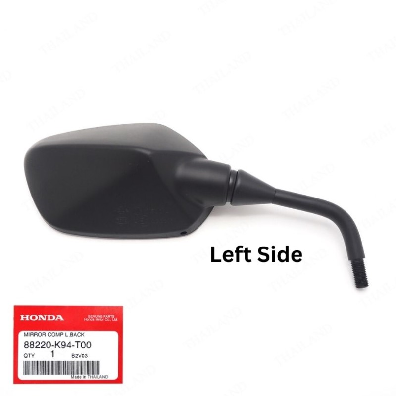 Stock Looking Glass Honda CB150R Exmotion, MIRROR COMP R,BACK 88210-K94-T00, MIRROR COMP L,BACK 88220-K94-T00 image