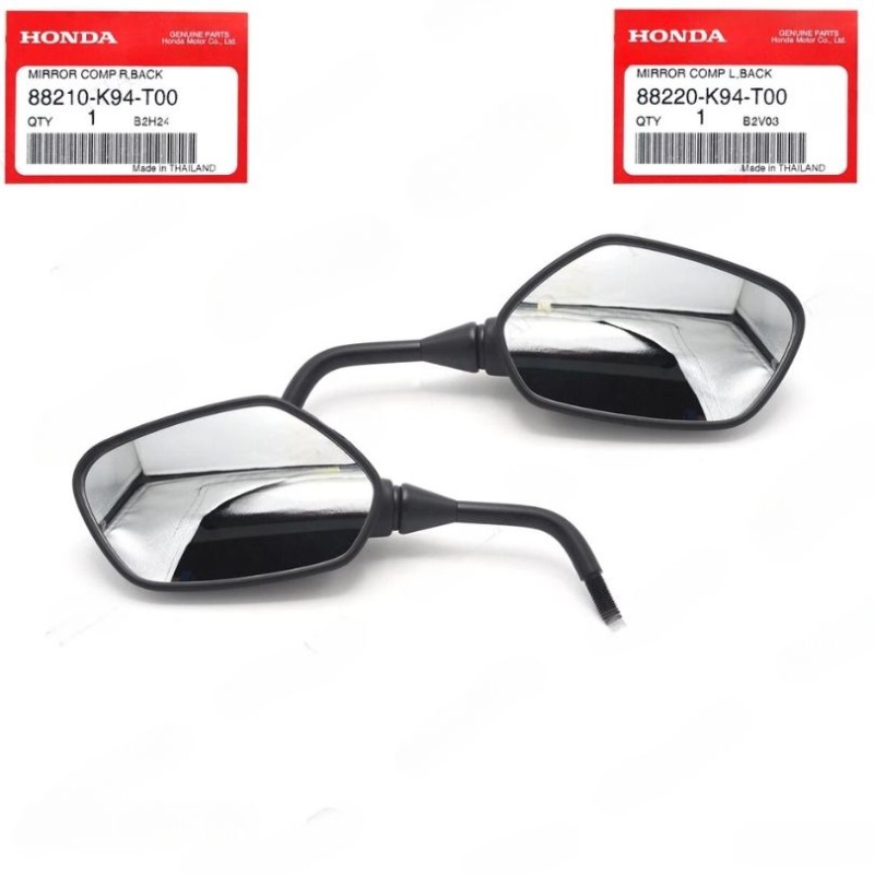 Stock Looking Glass Honda CB150R Exmotion, MIRROR COMP R,BACK 88210-K94-T00, MIRROR COMP L,BACK 88220-K94-T00 image