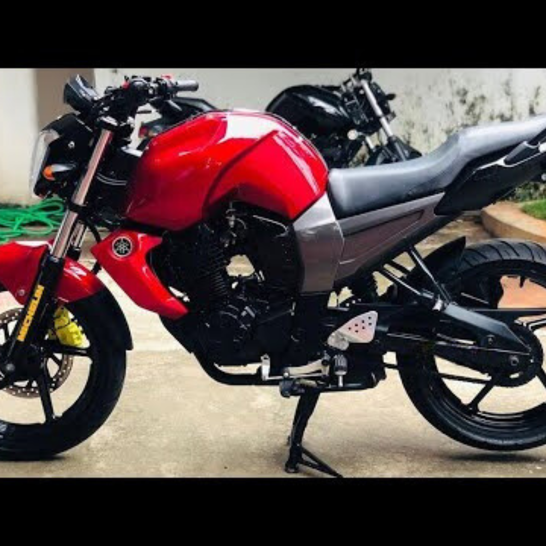 TANK SIDE COVER PANEL SET (LH+RH)-YAMAHA FZ Red image