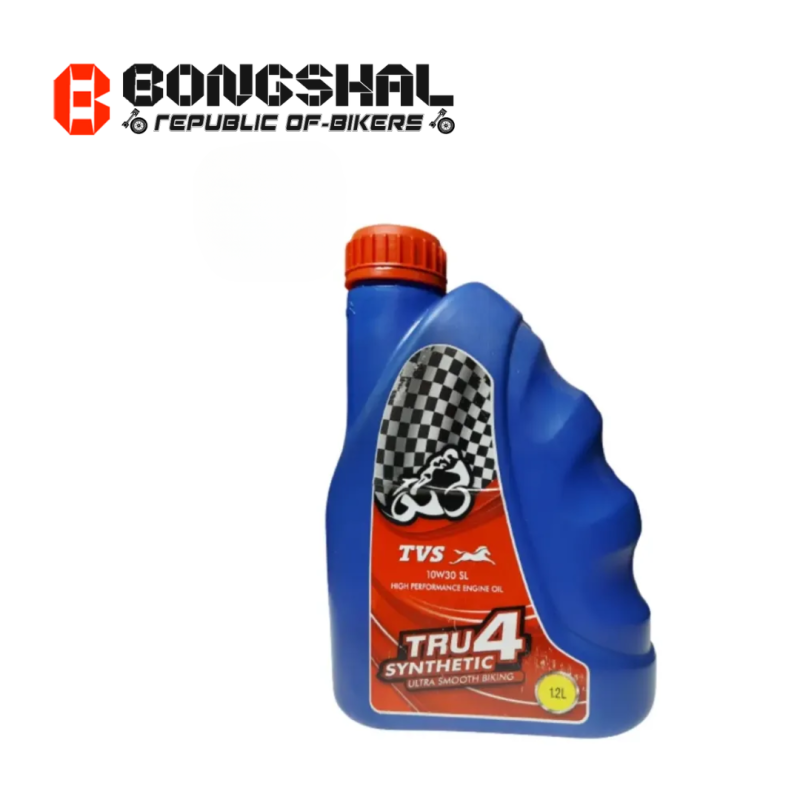 TVS Tru4 Synthetic Ultra Smooth Biking 10W30 SL Engine Oil (1.2 Liter) image