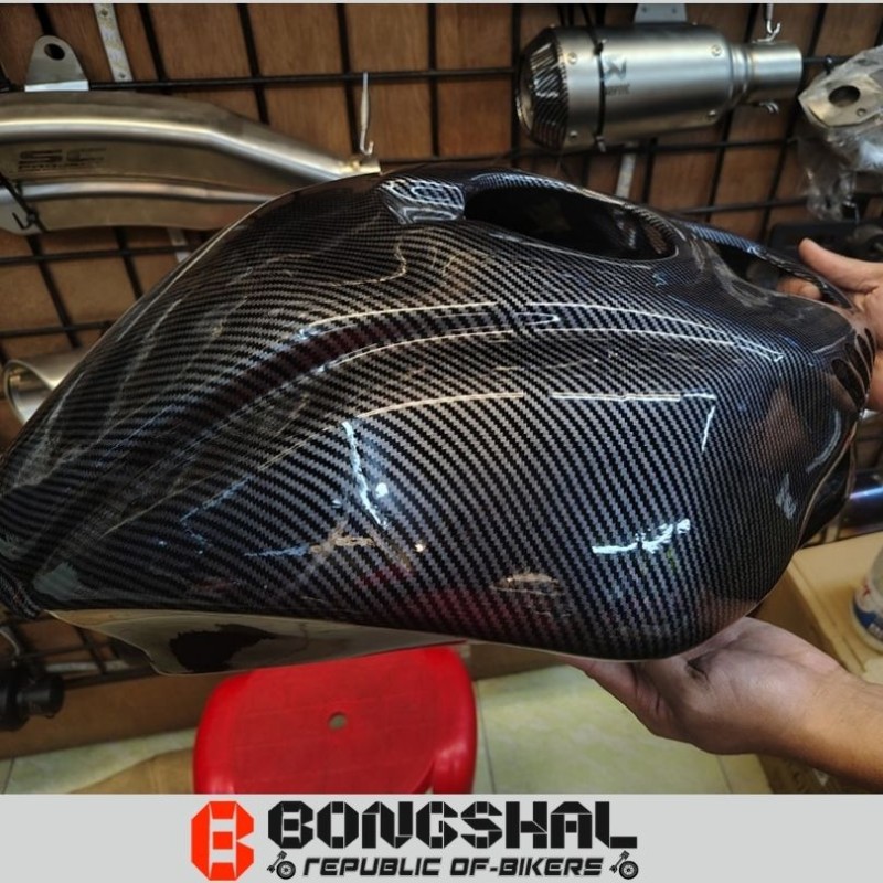 New Carbon Condom Tank / Tank Cover Suzuki GSXR 150 image