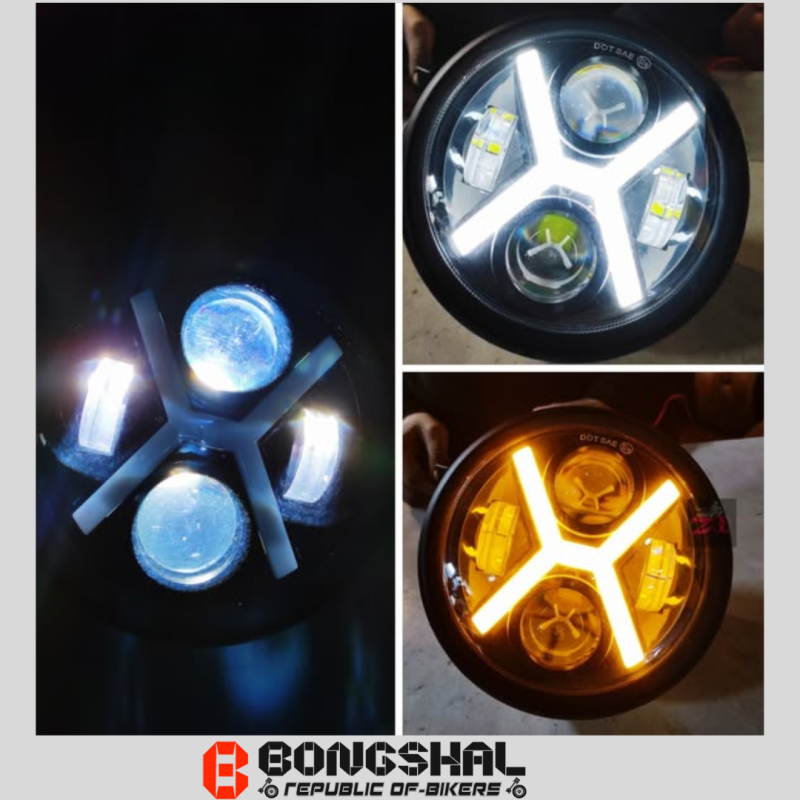 Universal Round New LED Headlight image