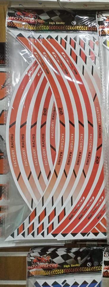 Universal Tire sticker multi color image