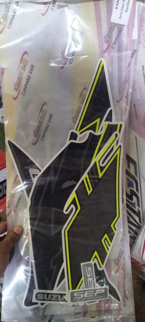 Suzuki Gixxer / Gixxer SF Fi Abs New Edition Sticker Full Set image