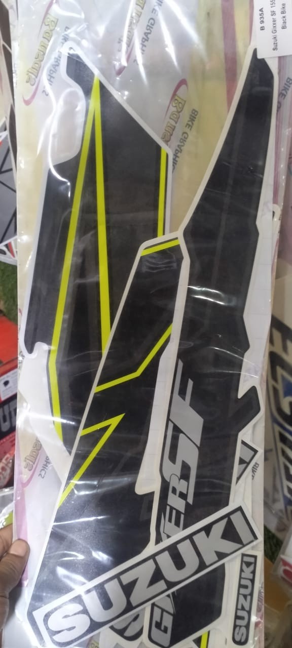 Suzuki Gixxer / Gixxer SF Fi Abs New Edition Sticker Full Set image