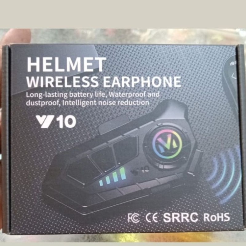 Y10 Helmet Wireless Earphone image