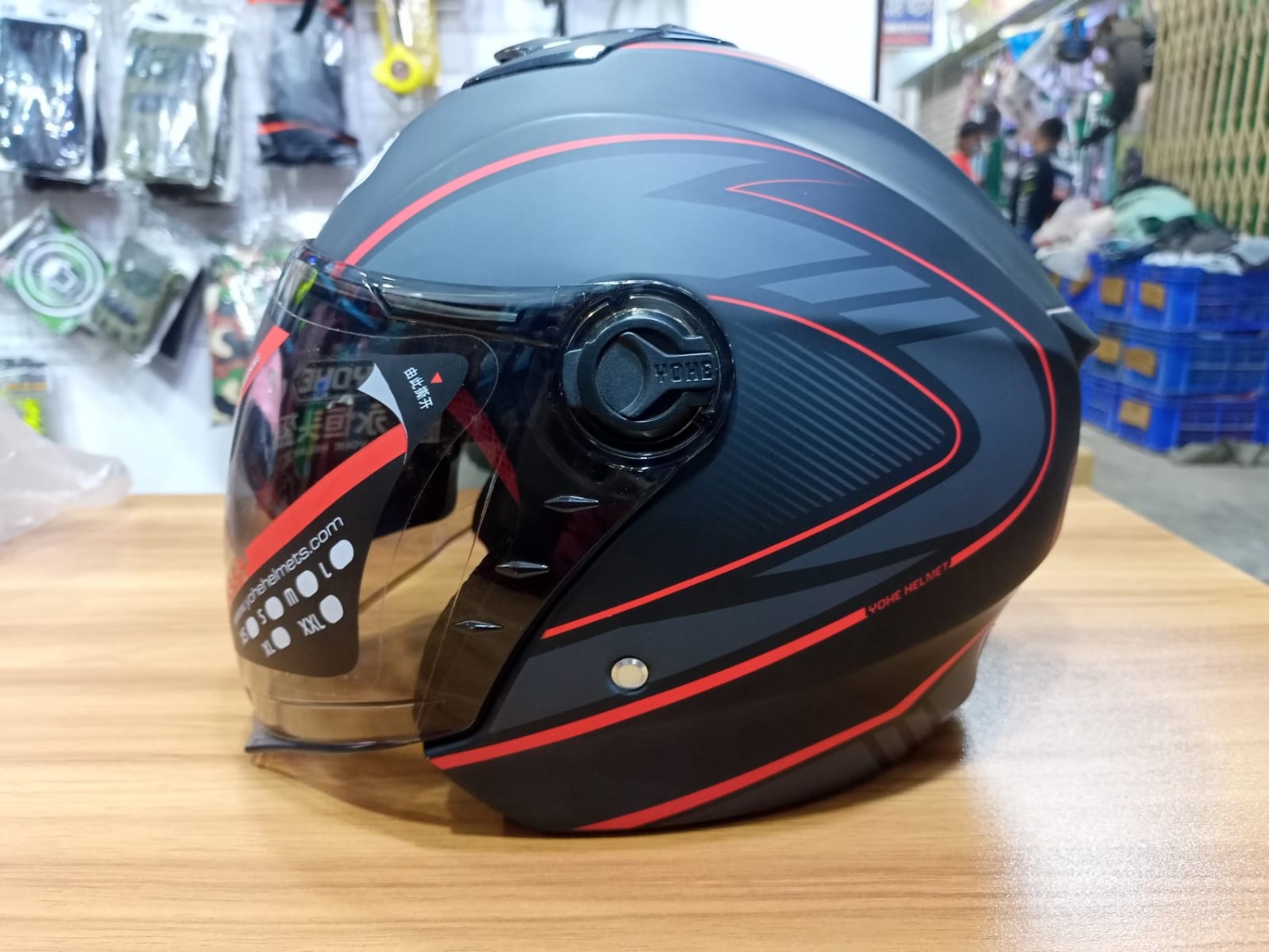 YOHE SPLITTER Half Face Helmet image