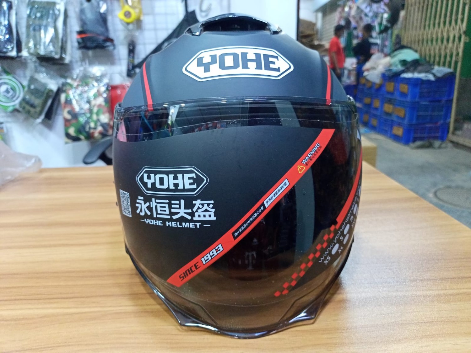 YOHE SPLITTER Half Face Helmet image