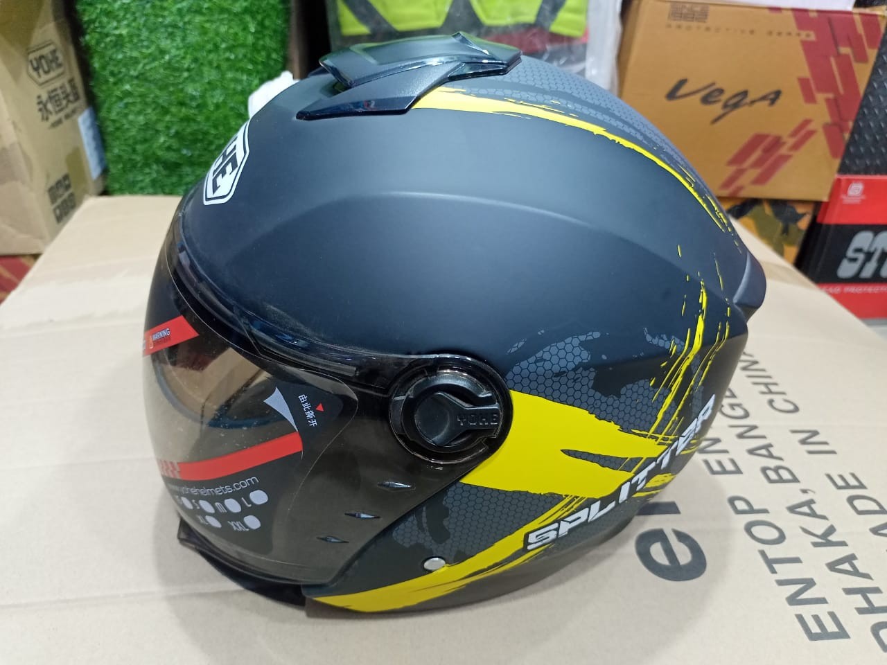 YOHE SPLITTER Half Face Helmet image