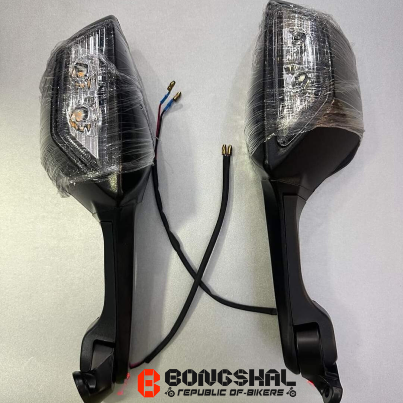 Zx10r Mirror Looking Glass For Yamaha R15 V3, GSX-R, SF, CBR-150, KPR, KTM image