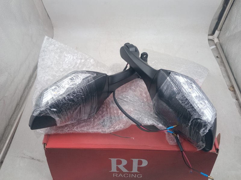 Zx10r Mirror Looking Glass For Yamaha R15 V3, GSX-R, SF, CBR-150, KPR, KTM image
