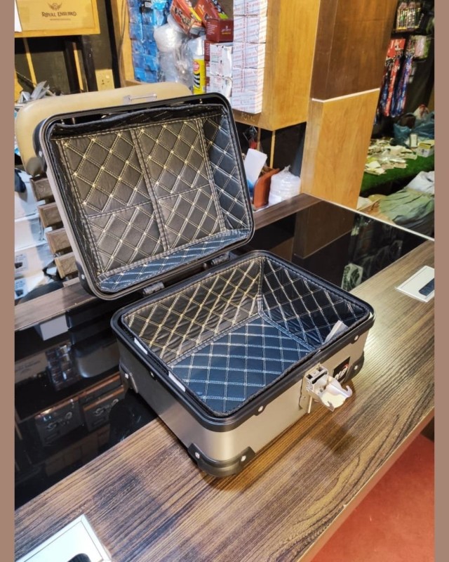MD Brand Multi-Functional Motorcycle Trunk / Top Box (ABS Plastic Material) 23 Liter image