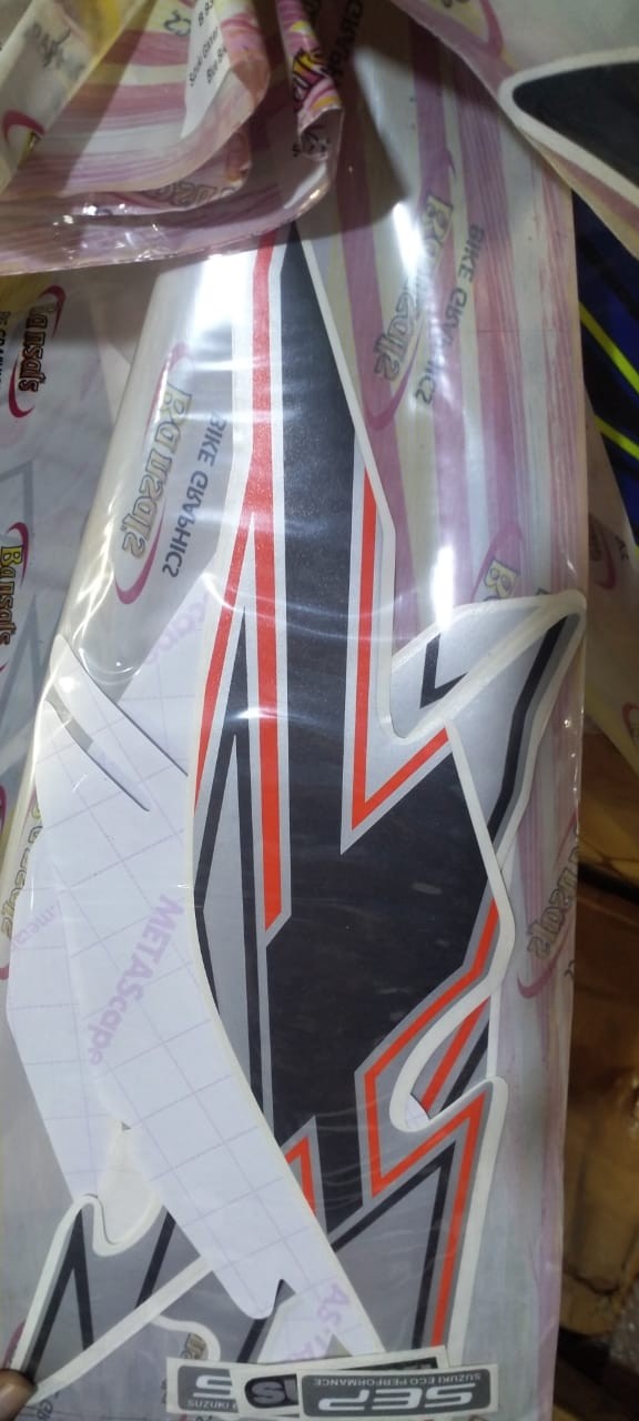 Suzuki Gixxer / Gixxer SF Fi Abs New Edition Sticker Full Set image