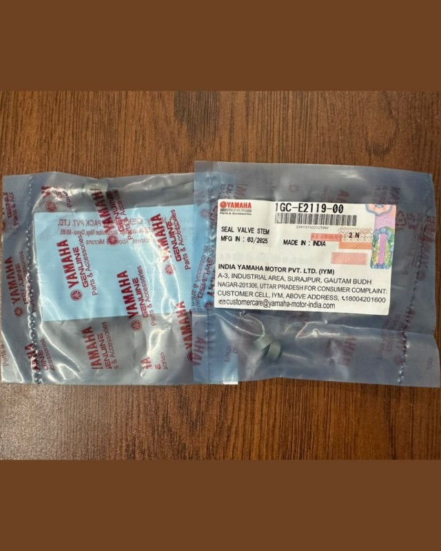 Valve Oil Seal R15 V3 Indian, SEAL VALVE STEM 1GC-E2119-00 image